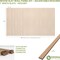 Ekena Millwork 48H x 1/4T Adjustable Wood Slat Wall Panel Kit w/ 1W Slats, Hickory contains 42 Slats SWW84X48X0250HI - alternate 2